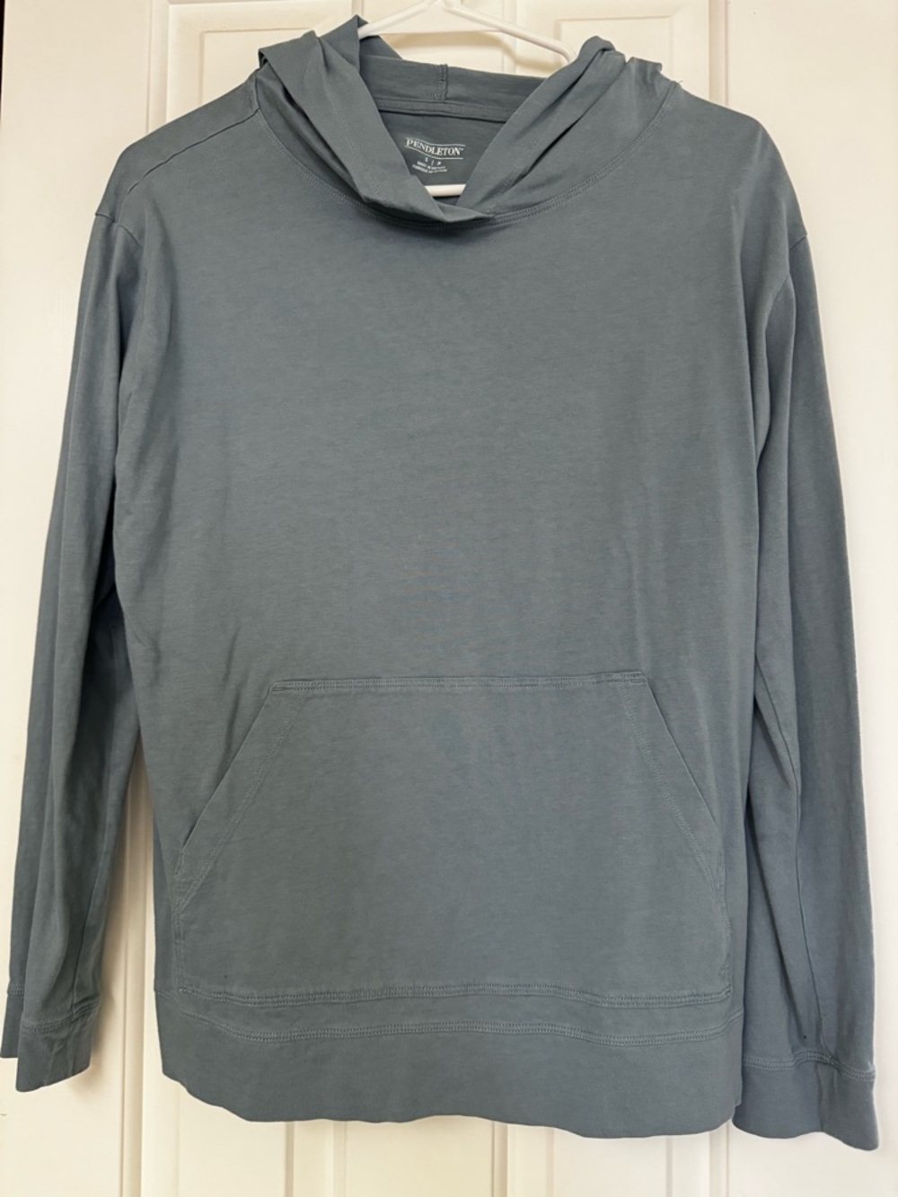 Pendleton Women's Hooded Pullover in Slate Blue-Grey